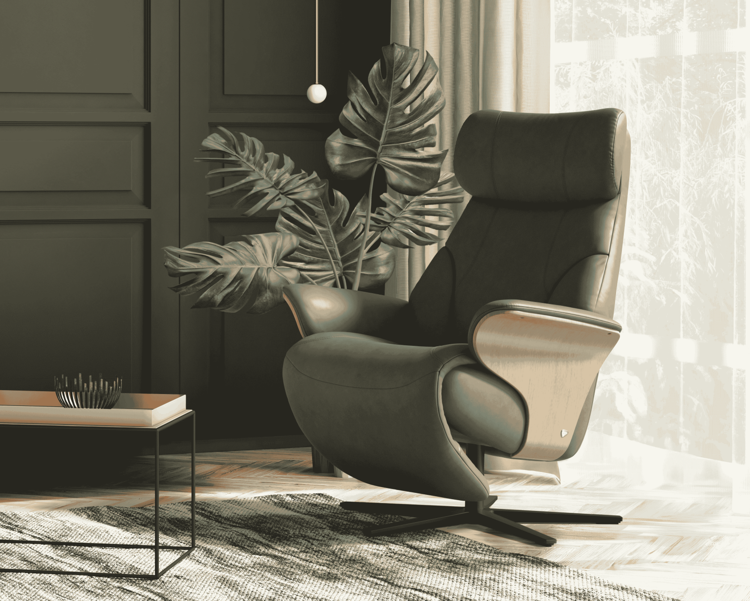 The Stressless Adam is all about combining form and function. A stylish seating solution that feels as good as it looks.
Take a break from gravity with the Stressless Adam, Stressless' latest power recliner with a tilt function that allows you to elevate your legs above your heart, for the ultimate wellbeing experience. This optimum seating position allows the body to feel almost weightless and offers multiple benefits for your body to recharge. This is combined with supportive, soft cushioning and numerous comfort features.
Available with the choice of a disc base or sirius base, this power recliner is fully customisable with a wide range of premium leathers and soft fabrics, to suit your space and style.
Have a seat in the Stressless Adam to disconnect from your surrondings, rest, recover and fully recharge.