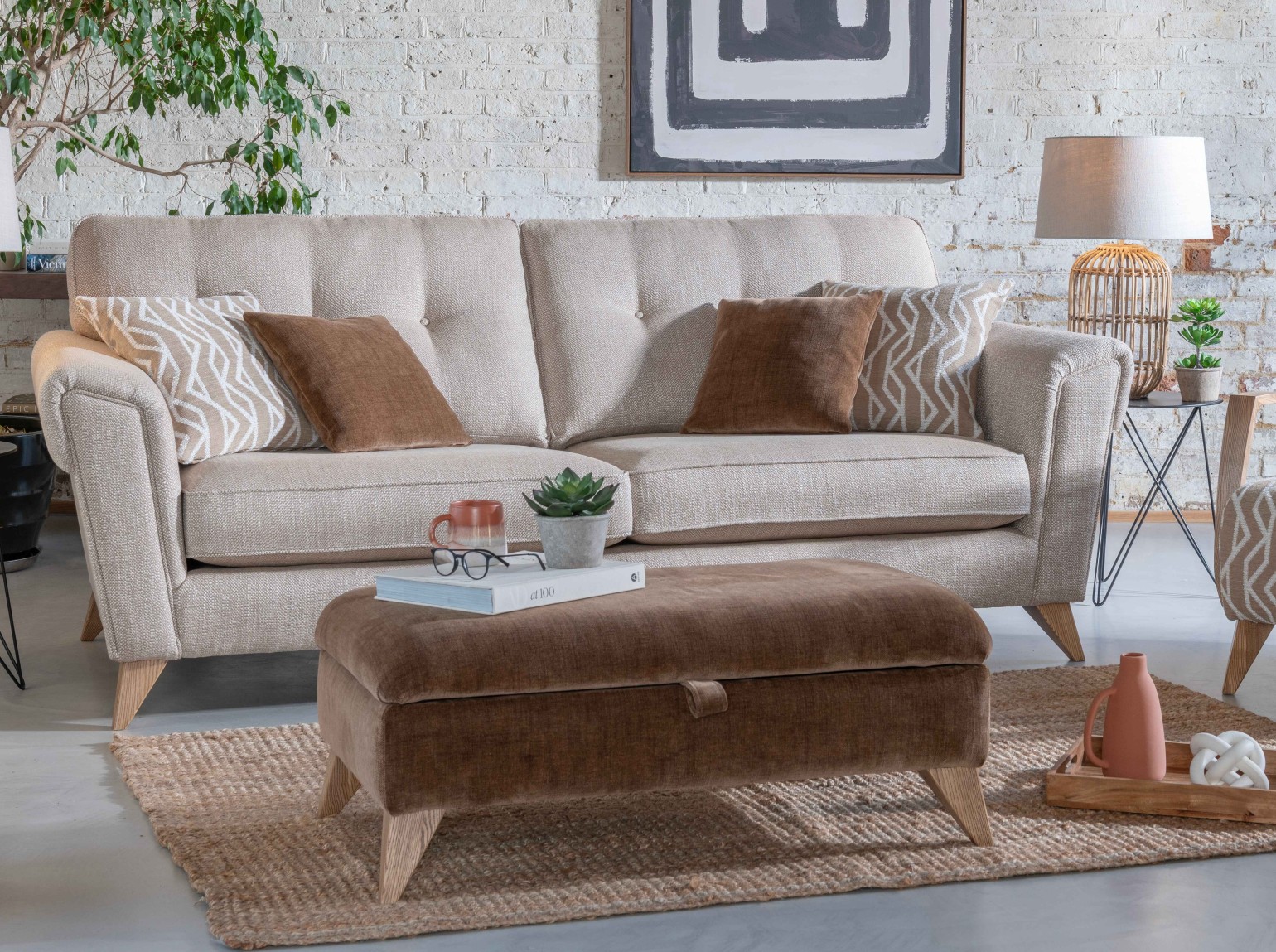 Alstons Upholstery is a long-established British furniture manufacturer, proudly crafting high-quality sofas and chairs from their factory in Colchester, Essex. Alstons has become a trusted name in UK homes that is known for their stylish designs, exceptional comfort, and reliable craftsmanship.
Every Alstons piece is handmade in the UK, using durable hardwood frames, supportive seat fillings, and a wide choice of fabrics. Their collections span from classic shapes to modern, clean-lined styles, offering something for every home.
Alstons furniture is built for real life with comfort and practicality at the heart of every design.