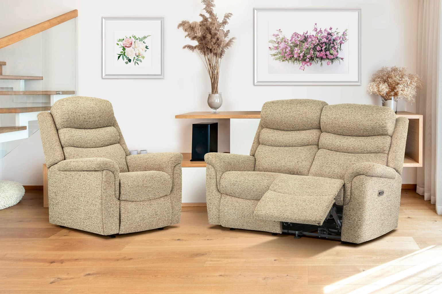 With 95 years of heritage, Sherborne Upholstery is one of the UK’s most respected names in recliners, sofas and chairs. Known for their commitment to outstanding comfort, Sherborne produces a wide range of furniture that blends classic design with modern technology and is all handmade in their own factories in the North of England.
Specialising in recliners and riser recliner chairs, Sherborne offers a variety of manual and power options that are designed to deliver exceptional support and ease of use. Each piece is made using traditional craftsmanship combined with the latest in sophisticated manufacturing techniques and is available in an impressive selection of fabrics and leathers.
Please note that Sherborne is not available to order online - if you are interested in any of our Sherborne ranges, please contact us.