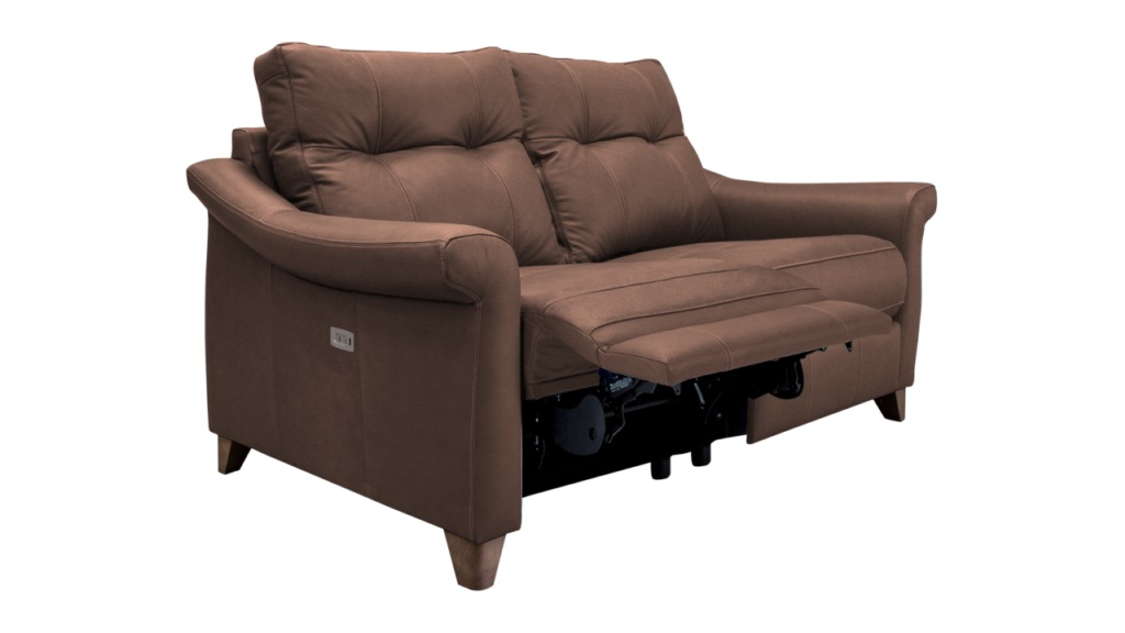 G Rotten Riley G Plan Riley Leather Large Power Recliner Sofa - Carters Furniture