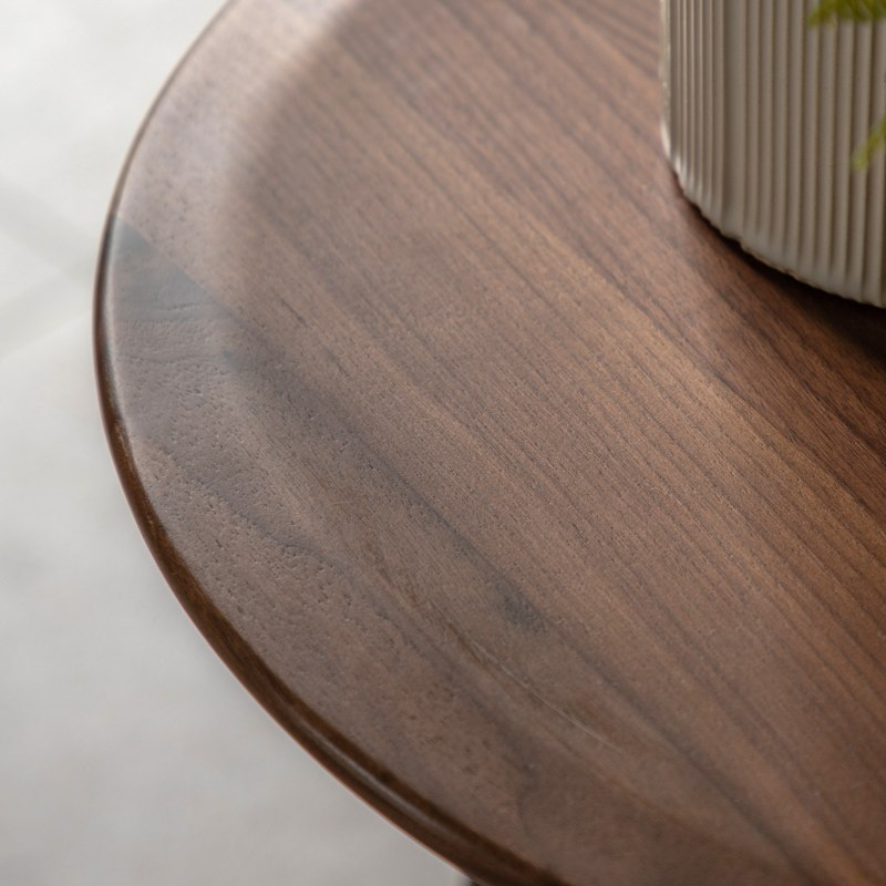Madrid Walnut Side Table Detail
