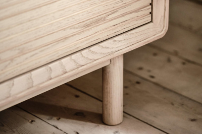 Harper Harper 2 Door 1 Drawer Wardrobe Leg Detail