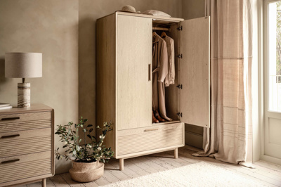 Harper Harper 2 Door 1 Drawer Wardrobe