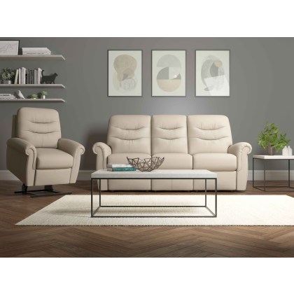 G Plan Holmes Leather Small Elevate Chair