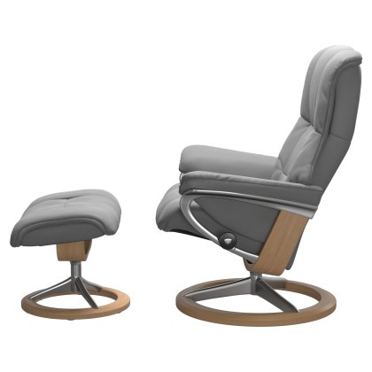 Stressless Mayfair Signature Base Chair with Footstool