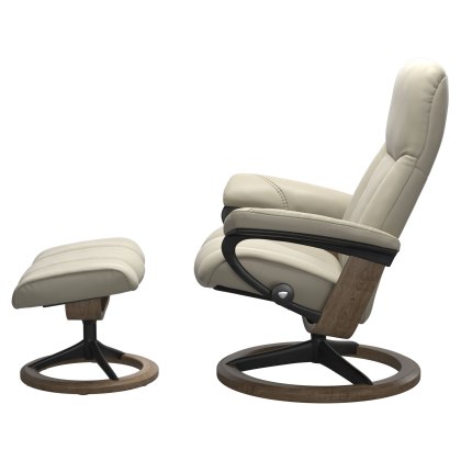 Stressless Consul Signature Base Chair with Footstool