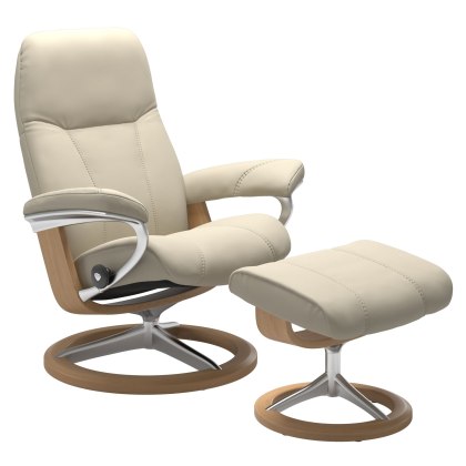 Stressless Quickship Consul Signature Base Chair Stressless Quickship Consul Signature Base Chair