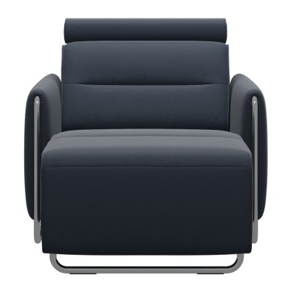 Stressless Emily Steel Medium Longseat with Arms