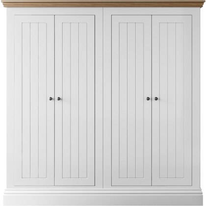 New England Bedroom Small 4 Door Wardrobe New England Bedroom Small 4 Door Wardrobe