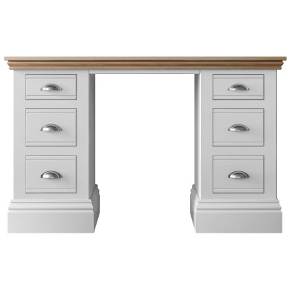 New England Bedroom Double Pedestal Dressing Table New England Bedroom Double Pedestal Dressing Table