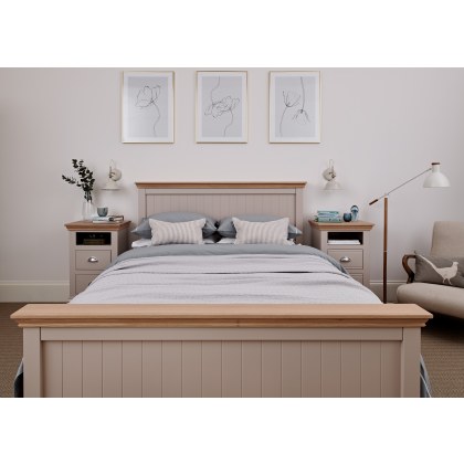 New England Bedroom High Foot End Bed