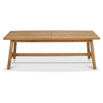 Camden Rustic Oak 6-8 Extending Dining Table