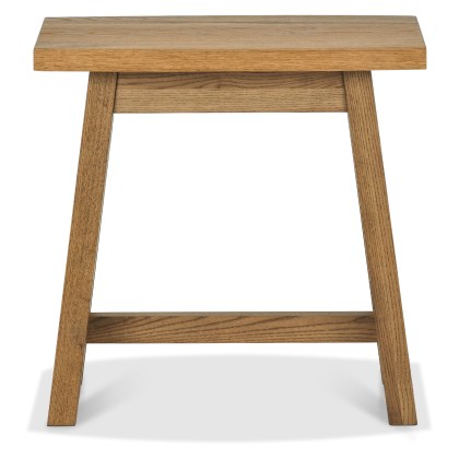 Camden Rustic Oak Side Table