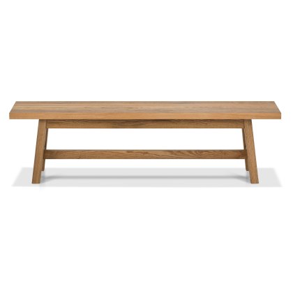 Camden Rustic Oak Small Bench