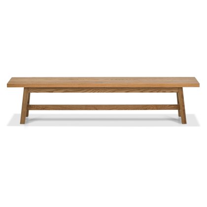 Camden Rustic Oak Large Bench
