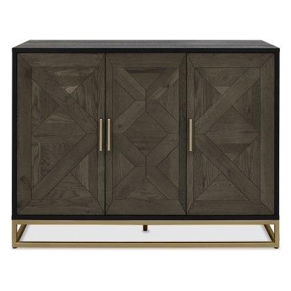 Athena Fumed Oak Narrow Sideboard