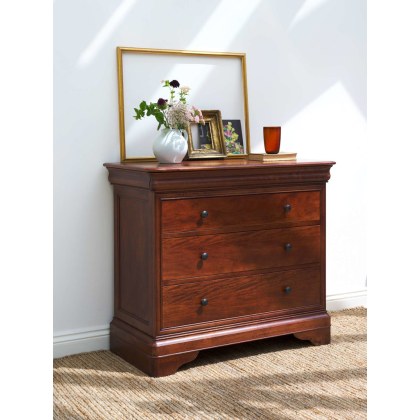 Antoinette 3 Drawer Wide Chest
