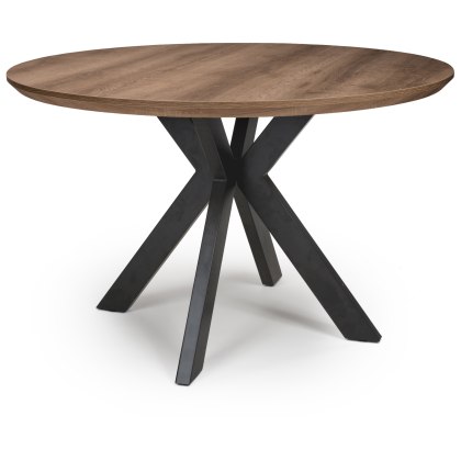 Manhattan 120cm Round Table in Light Walnut Manhattan 120cm Round Table in Light Walnut