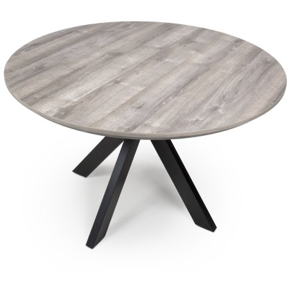 Manhattan 120cm Round Table in Grey