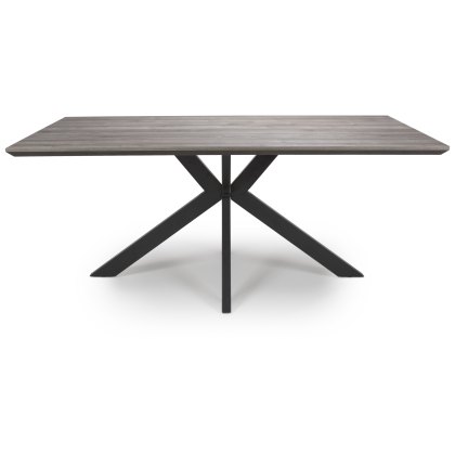 Manhattan 180cm Rectangular Table in Grey