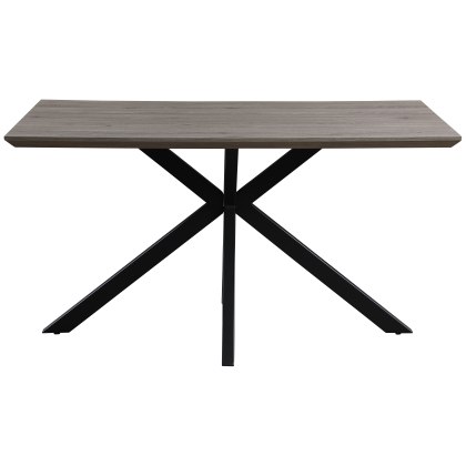 Manhattan 140cm Rectangular Table in Grey