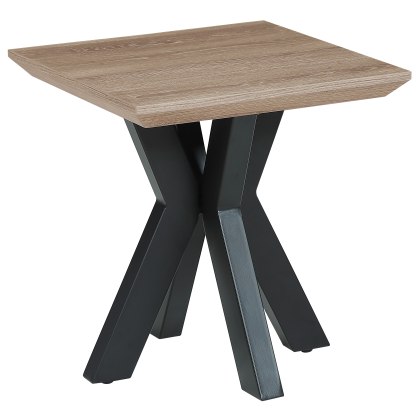 Manhattan 80cm End Table in Oak