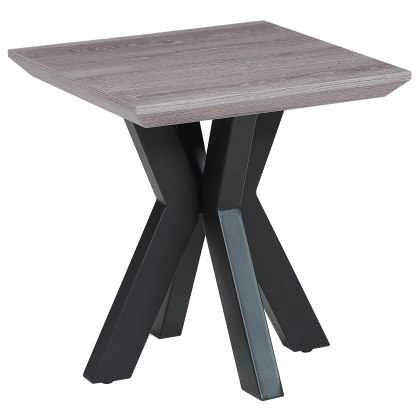 Manhattan 80cm End Table in Grey