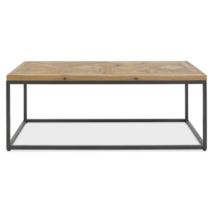 Indus Rustic Oak Coffee Table