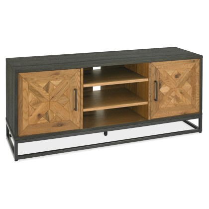 Indus Rustic Oak Entertainment Unit Indus Rustic Oak Entertainment Unit