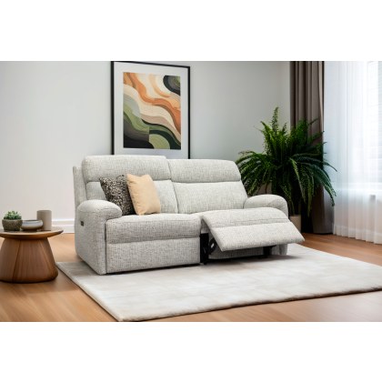 G Plan Hardy Fabric 3 Seater Power Recliner