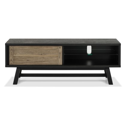Camden Weathered Oak & Peppercorn Entertainment Unit
