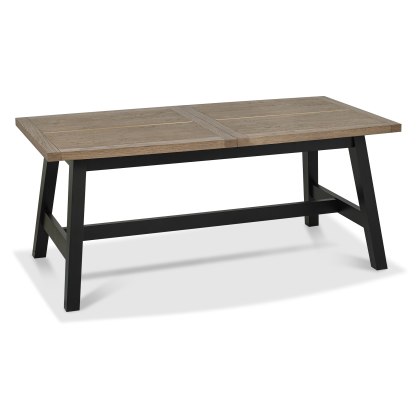 Camden Weathered Oak & Peppercorn 4-6 Extending Dining Table Camden Weathered Oak & Peppercorn 4-6 Extending Dining Table