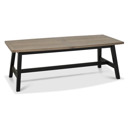 Camden Weathered Oak & Peppercorn 6-8 Extending Dining Table Camden Weathered Oak & Peppercorn 6-8 Extending Dining Table