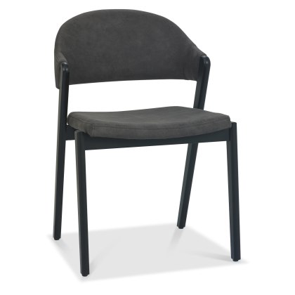 Camden Peppercorn Upholstered Chair - Dark Grey (Pair) Camden Peppercorn Upholstered Chair - Dark Grey (Pair)