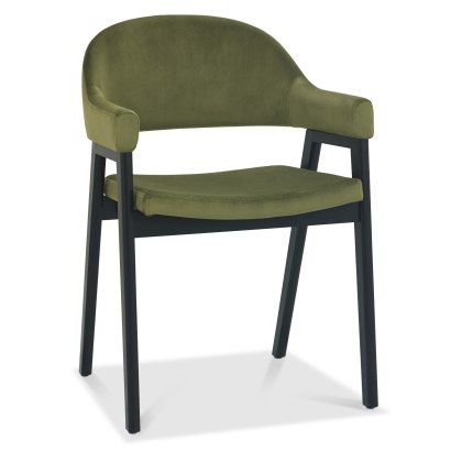 Camden Peppercorn Upholstered Armchair - Cedar Velvet (Pair) Camden Peppercorn Upholstered Armchair - Cedar Velvet (Pair)
