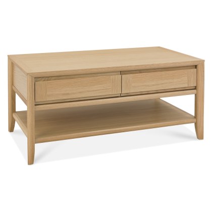Bergen Oak Coffee Table with Drawer Bergen Oak Coffee Table with Drawer