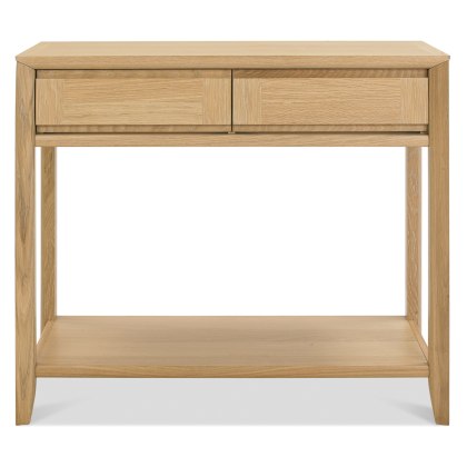 Bergen Oak Console Table with Drawer