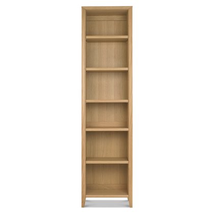 Bergen Oak Narrow Bookcase