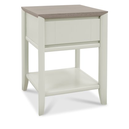 Bergen Grey Lamp Table with Drawer Bergen Grey Lamp Table with Drawer