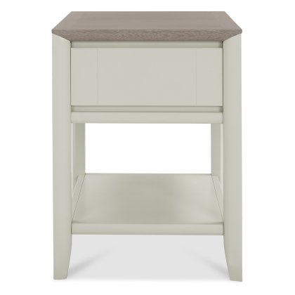 Bergen Grey Lamp Table with Drawer