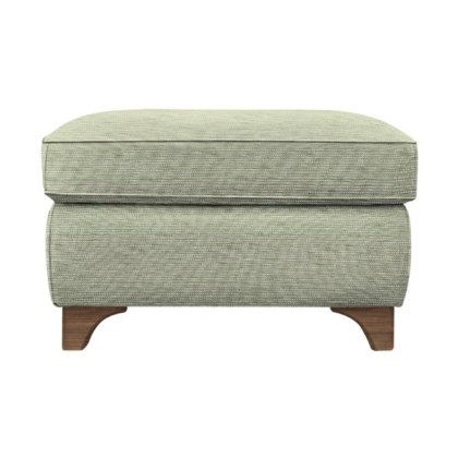 G Plan Monza Fabric Footstool with Wooden Feet