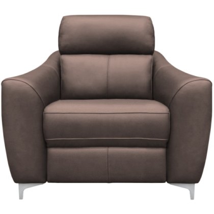 G Plan Monza Leather Chair with Metal Feet G Plan Monza Leather Chair with Metal Feet