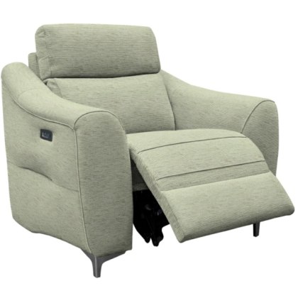 G Plan Monza Fabric Power Recliner Chair with Metal Feet G Plan Monza Fabric Power Recliner Chair with Metal Feet