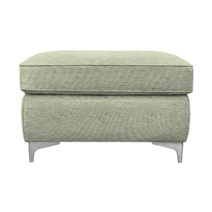G Plan Monza Fabric Footstool with Metal Feet