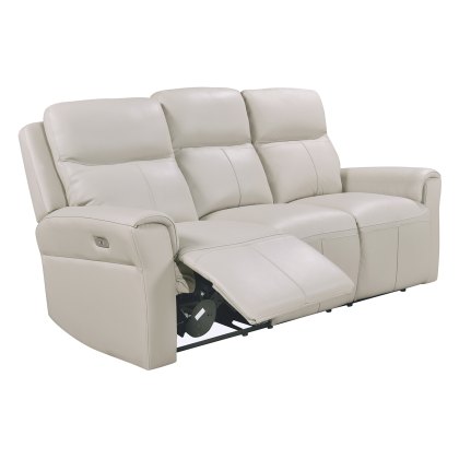 Vida Russo 3 Seater Electric Recliner - Stone