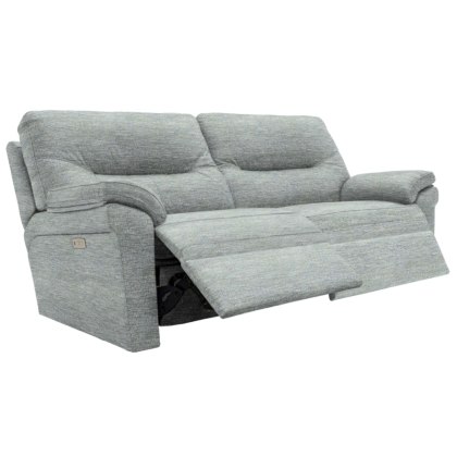 G Plan Seattle Fabric 3 Seater Power Recliner Sofa with Lumbar G Plan Seattle Fabric 3 Seater Power Recliner Sofa with Lumbar