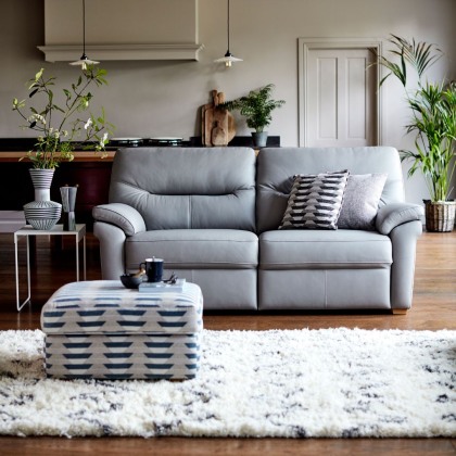 G Plan Seattle Leather 2 Seater Sofa