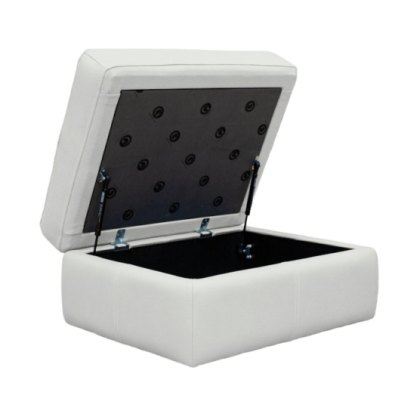 G Plan Seattle Leather Storage Footstool G Plan Seattle Leather Storage Footstool