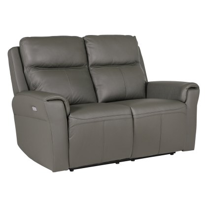 Russo 2 Seater Electric Recliner - Ash