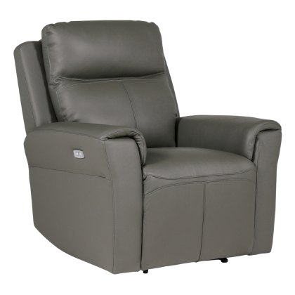Russo Electric Recliner Chair - Ash